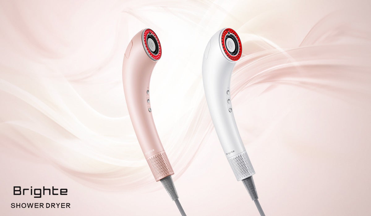 シャワードライヤー bright ピンク ミストドライヤー 初のカラー