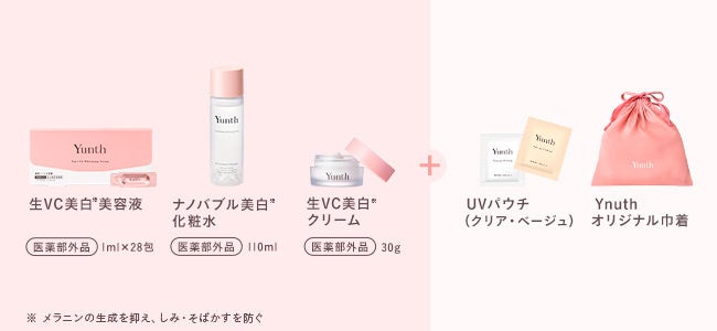 使用期限30秒の生ビタミンC配合「Yunth 生VC美白美容液」が楽天上半期