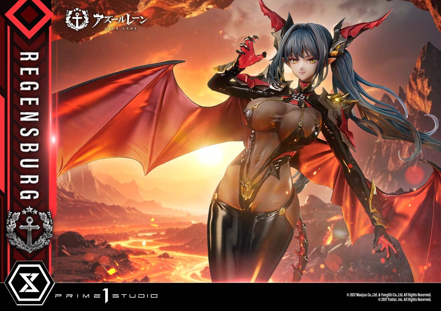 アズールレーン』から、「レーゲンスブルク」の1/6スケールスタチュー