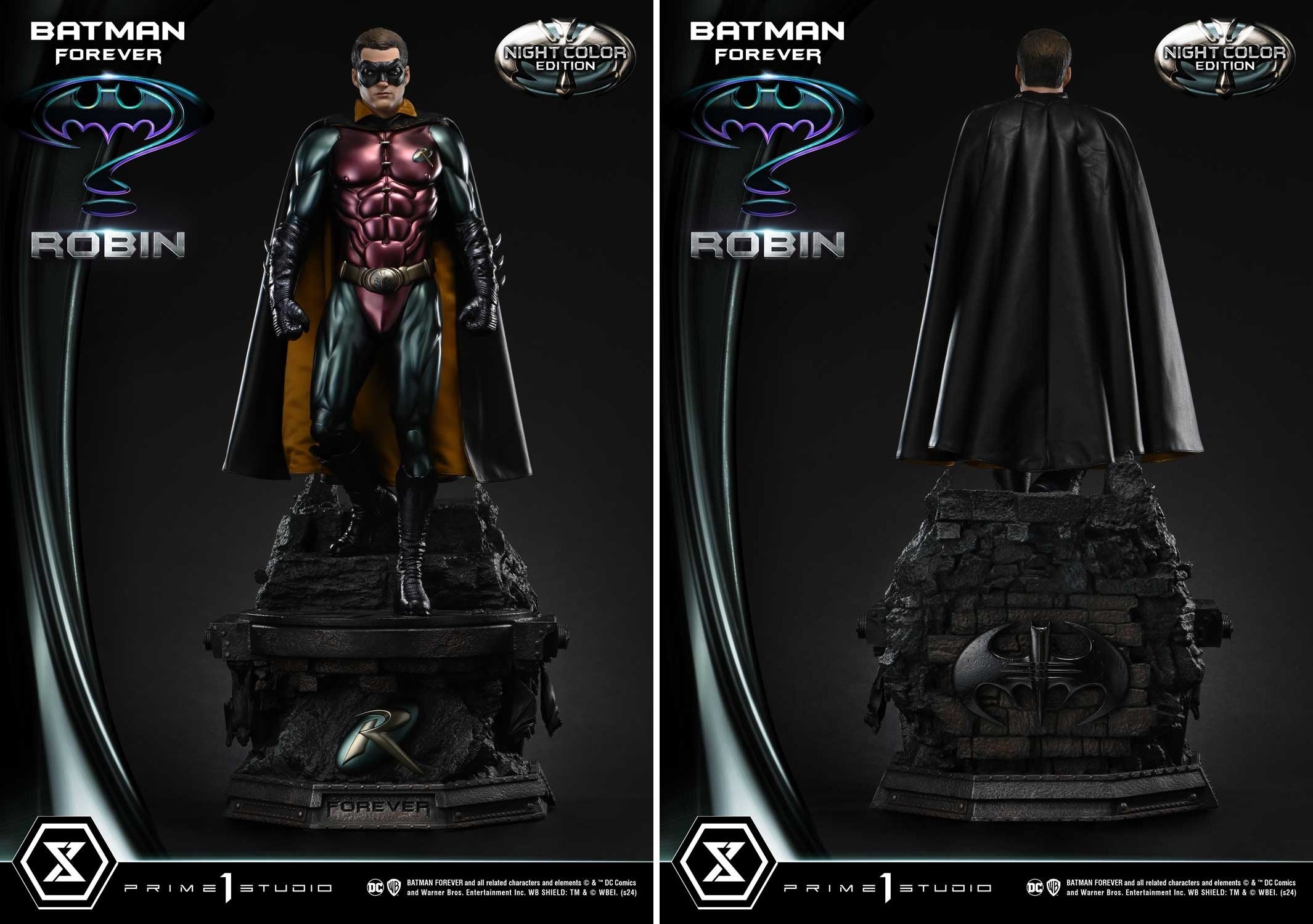 劇中の色を再現！映画『バットマン フォーエヴァー』から、ロビンの1/3