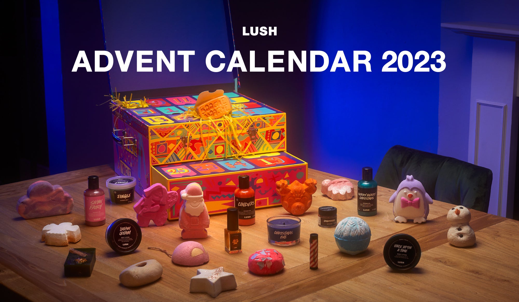 ナチュラルコスメブランドLUSHによる、全商品がヴィーガンのアドベント