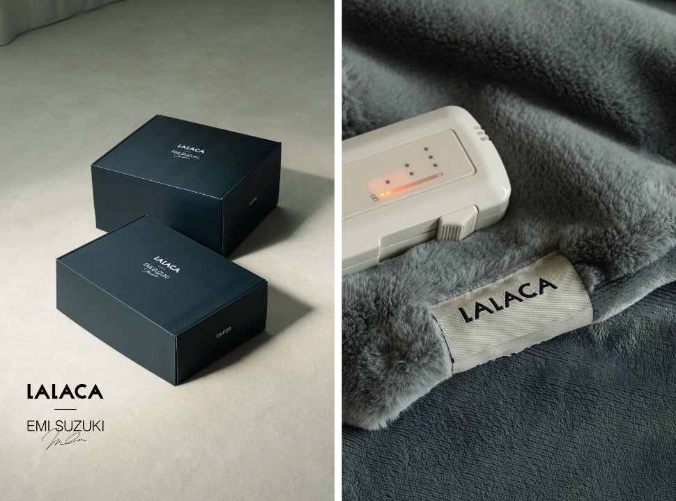LALACA heated blanket】 EMI SUZUKIコラボカラー 10/28よりLALACA公式