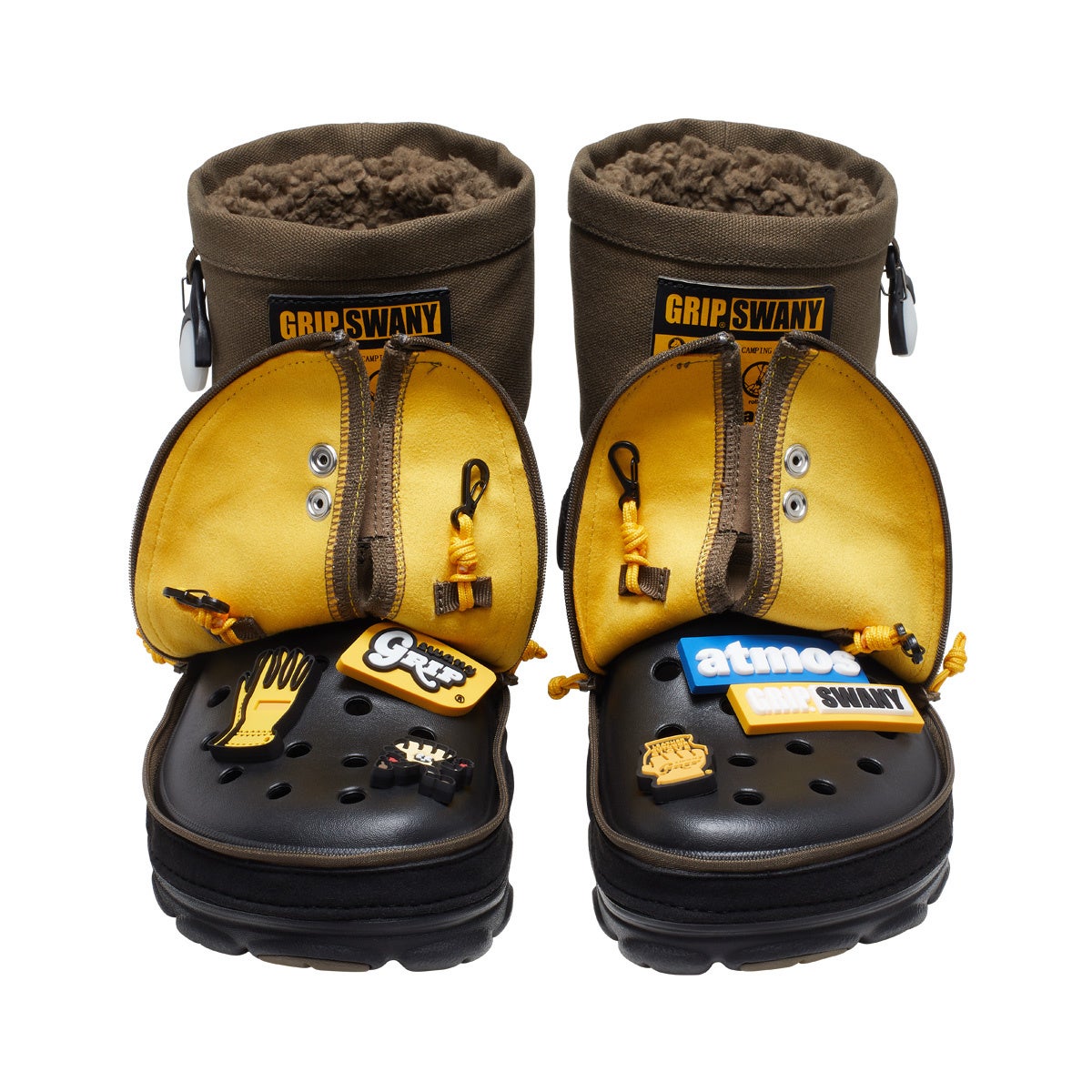 GRIP SWANY x atmos x Crocs によるアウトドア仕様にアップデートした