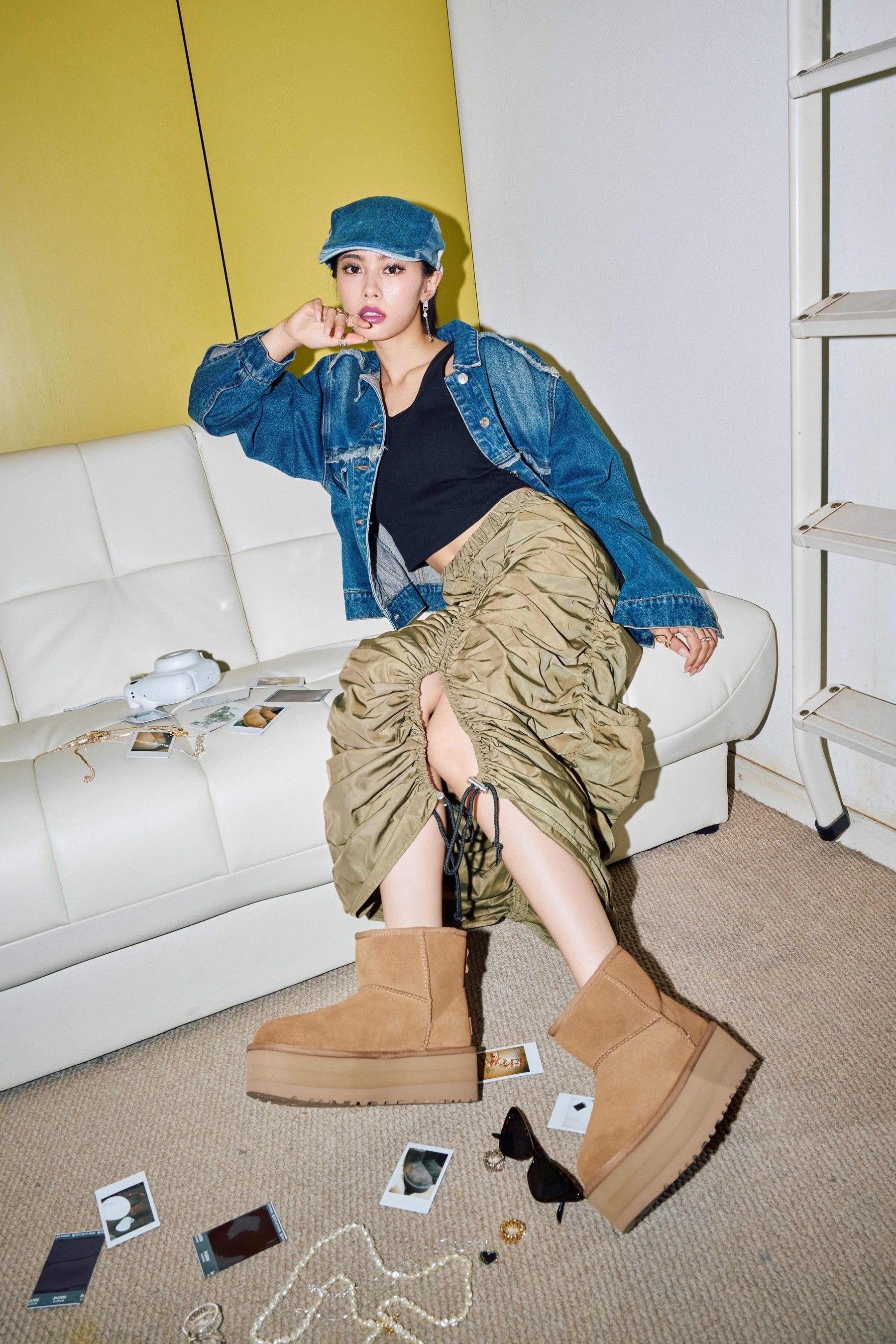 Z世代注目のモデル安斉星来をKey Visualにatmos pinkが提案するUGG®の