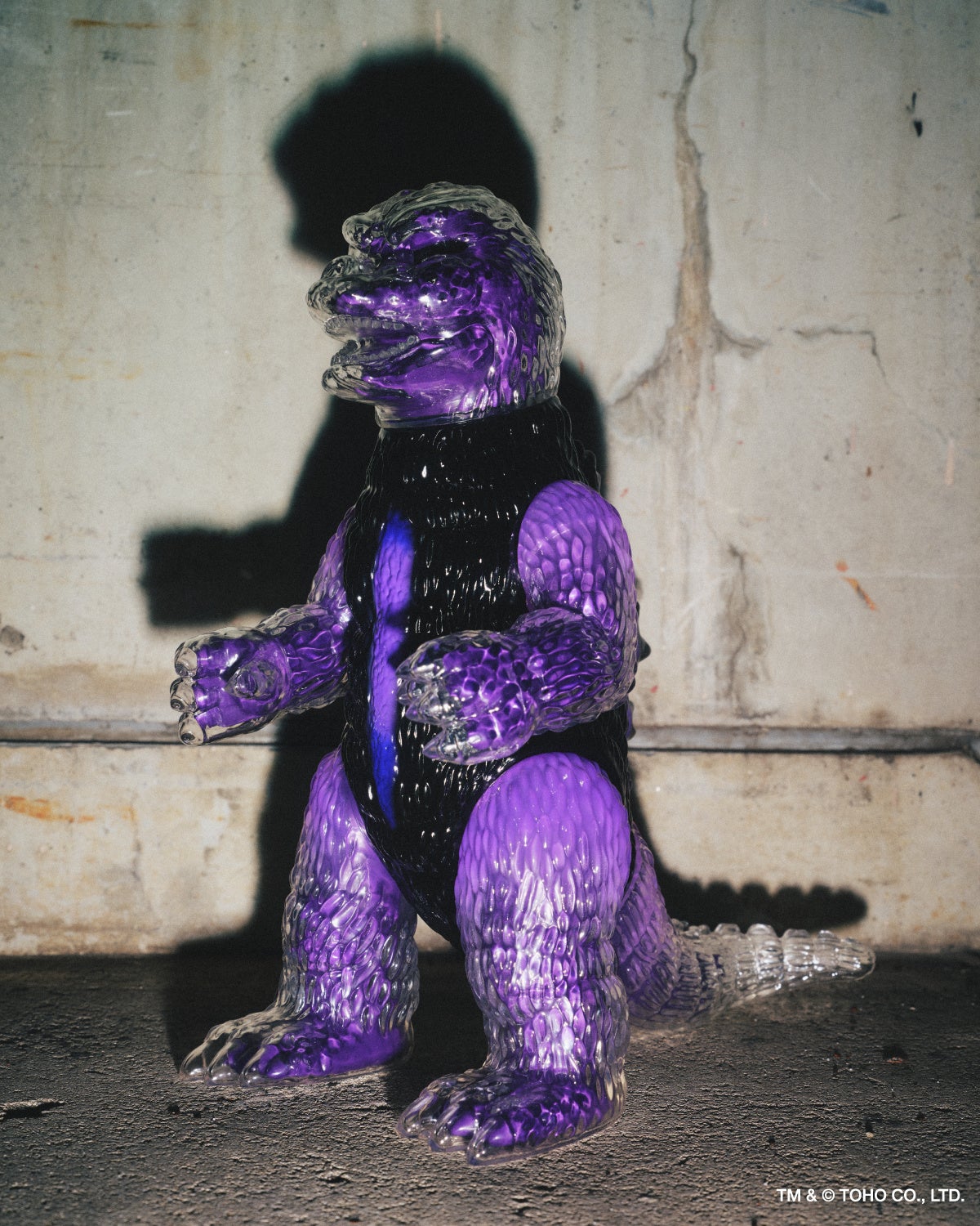 KAIJIN × One up. メカゴジラ MK-2 パープル 紫 ソフビ KAIJIN × One