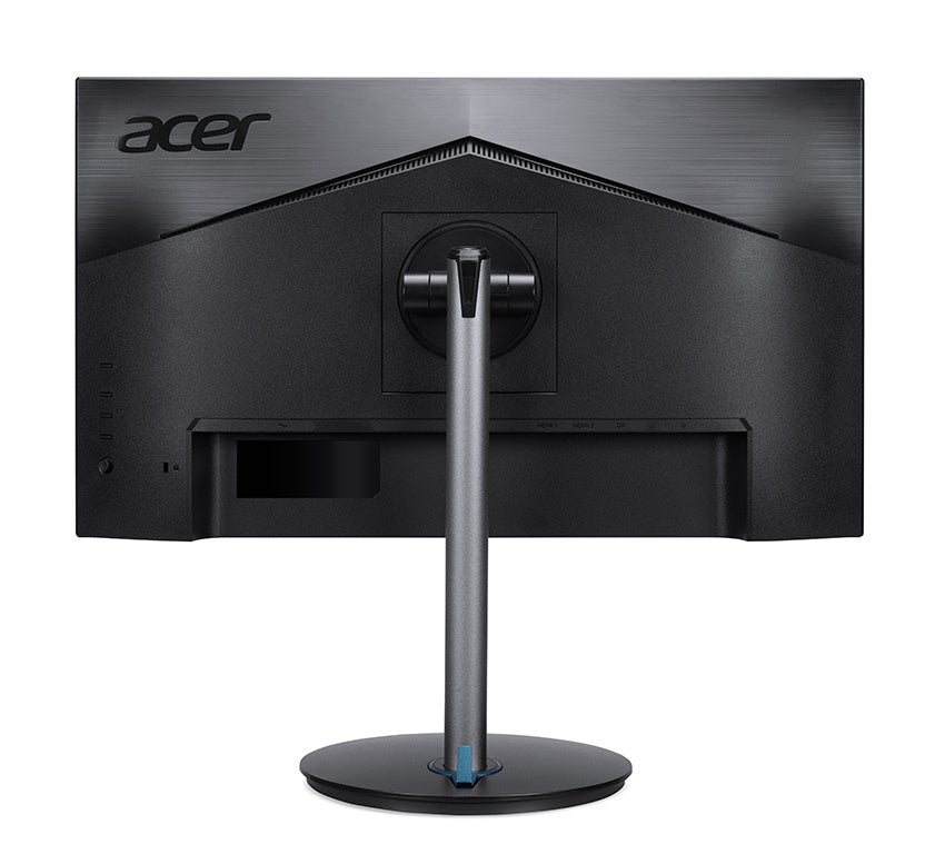 最大120mmまでの高さ調整機能、縦置きできるピボット機能付き