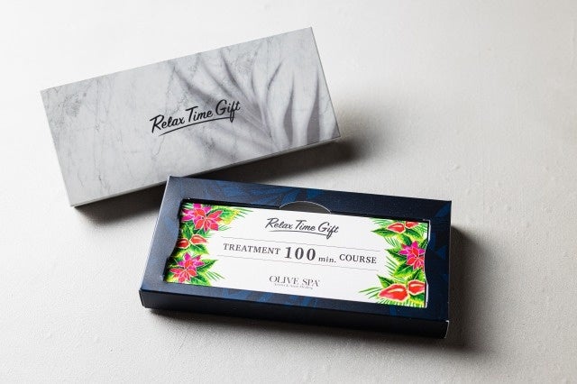 オリーブスパ 人気のコースギフト【Relax Time Gift】LINEギフトで販売