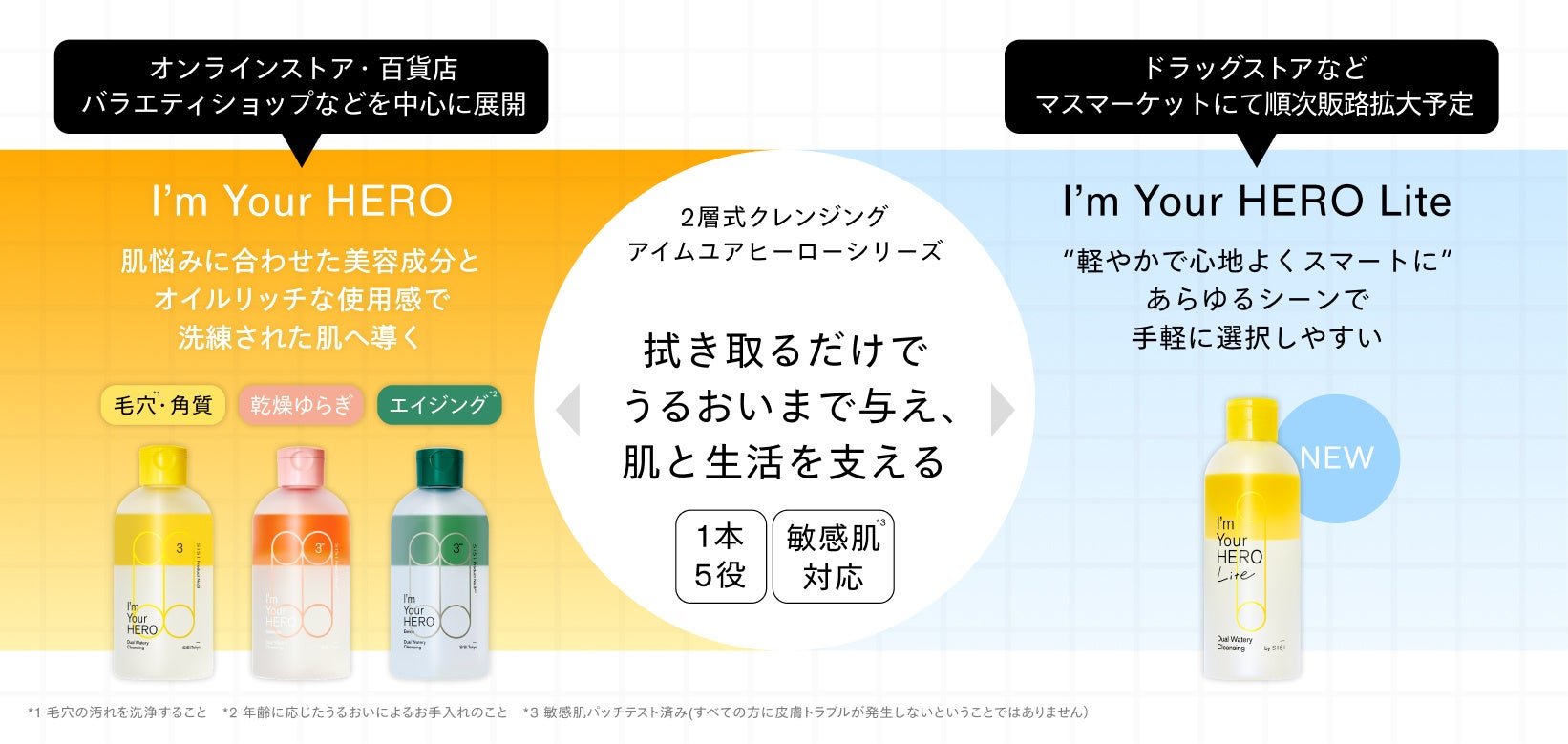 SISI】人気No.1*¹の美容液クレンジングから新ラインが誕生！全国の