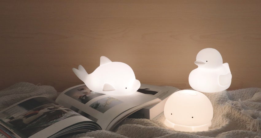 寒い夜は【もちっとルームランプ】でほっとひと息…♪寝る前の