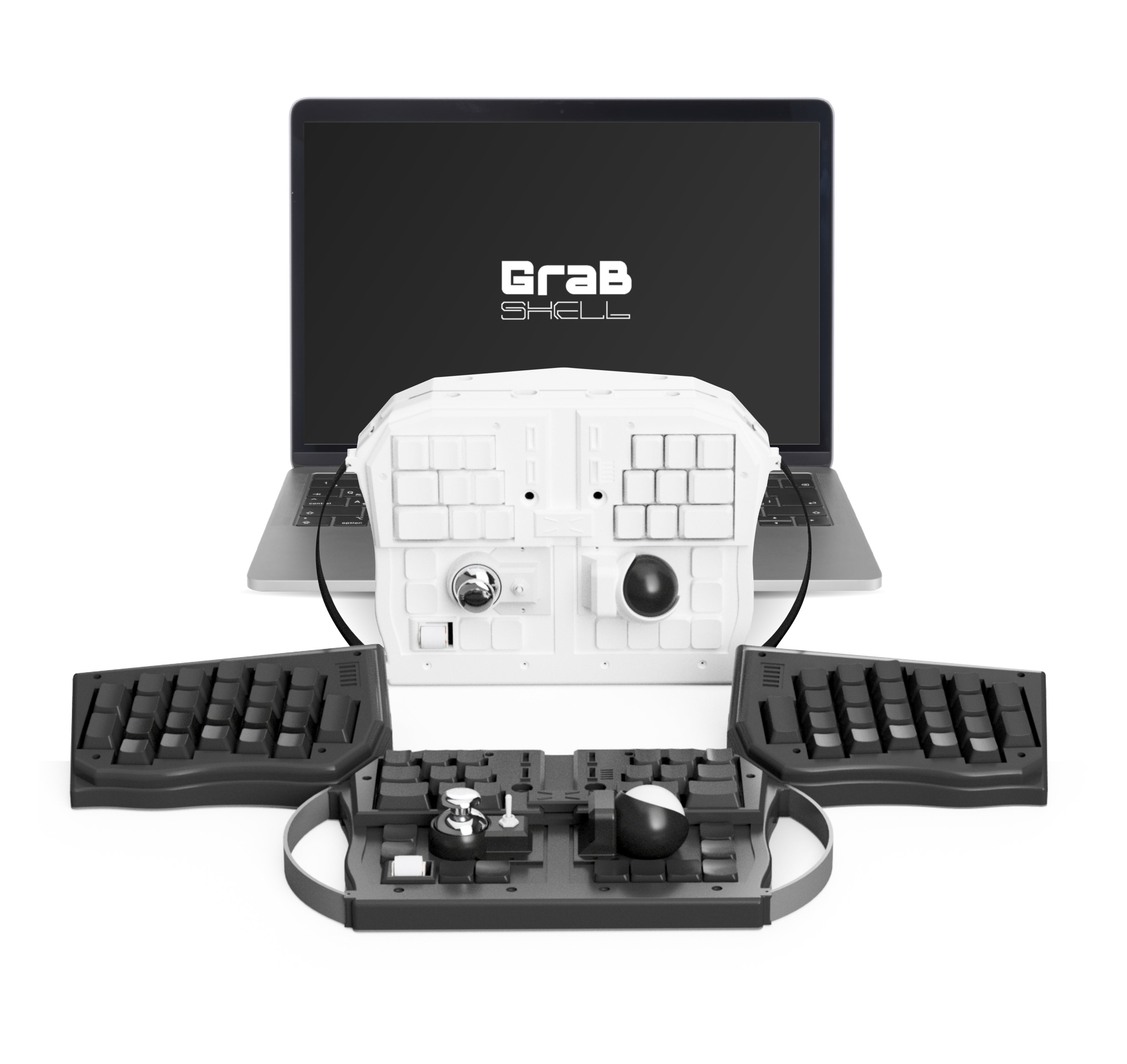 全米リリース後 30分で1000台の予約! 新しい形のキーボード「GrabShell