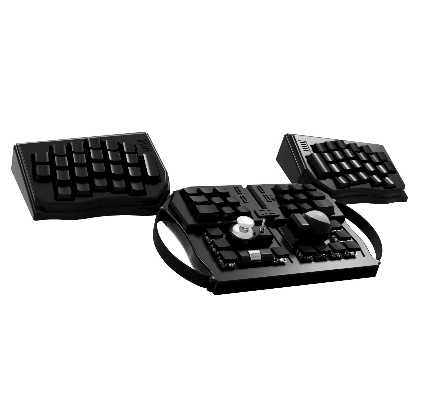 握れるキーボード】ゲームパッドのような超変形型のキーボード