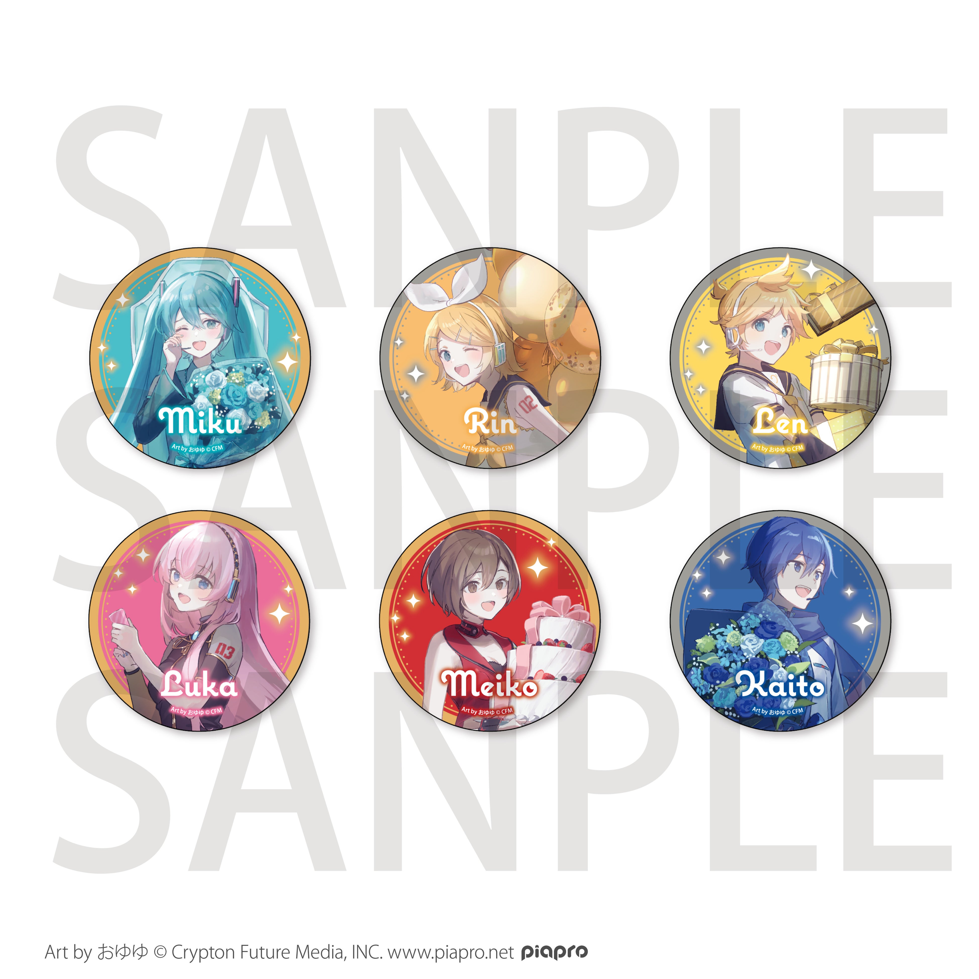 鏡音リン 10周年 缶バッジ ニコカフェ 鏡音リン 10周年 缶バッジ