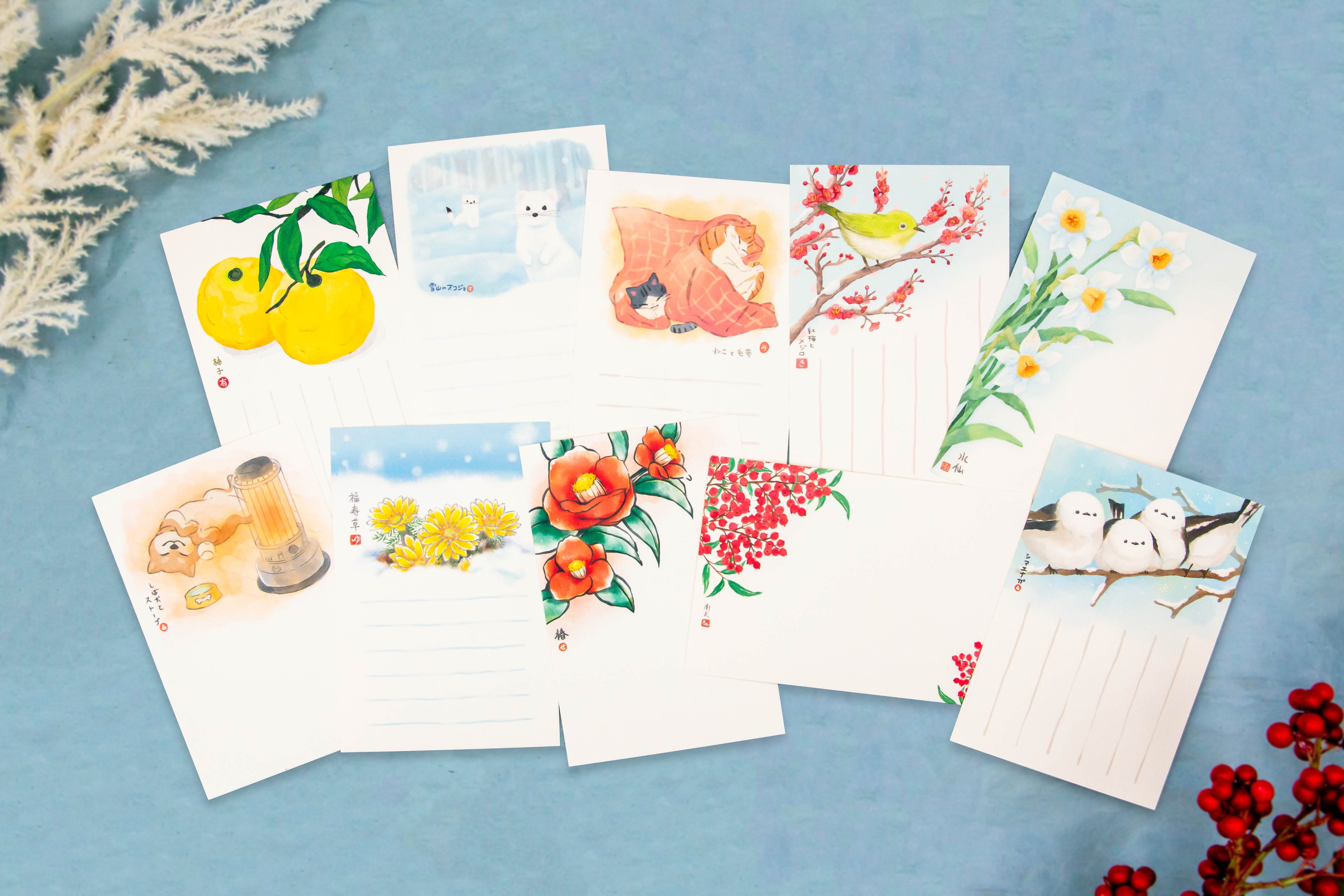 新商品】『絵入りはがき2024 冬柄』の販売開始します | フタバ株式会社