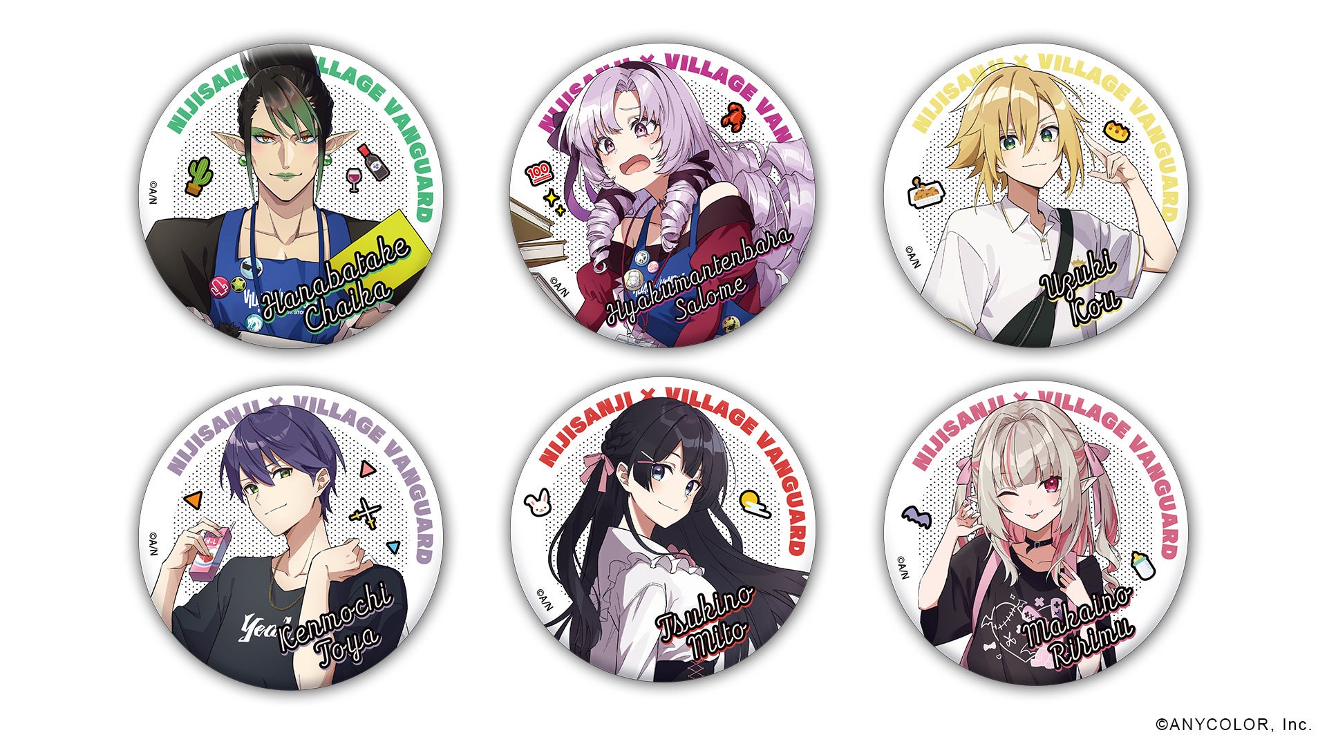 大人気VTuberグループ『にじさんじ』×『ヴィレッジヴァンガード』の