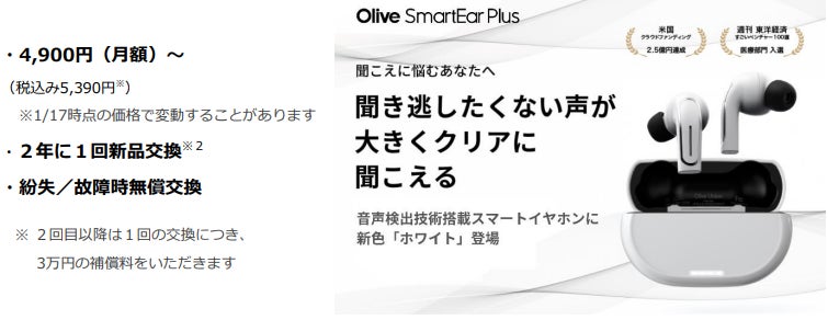 耳が驚く新感覚！音声区間検出技術搭載のスマートイヤホン『オリーブ