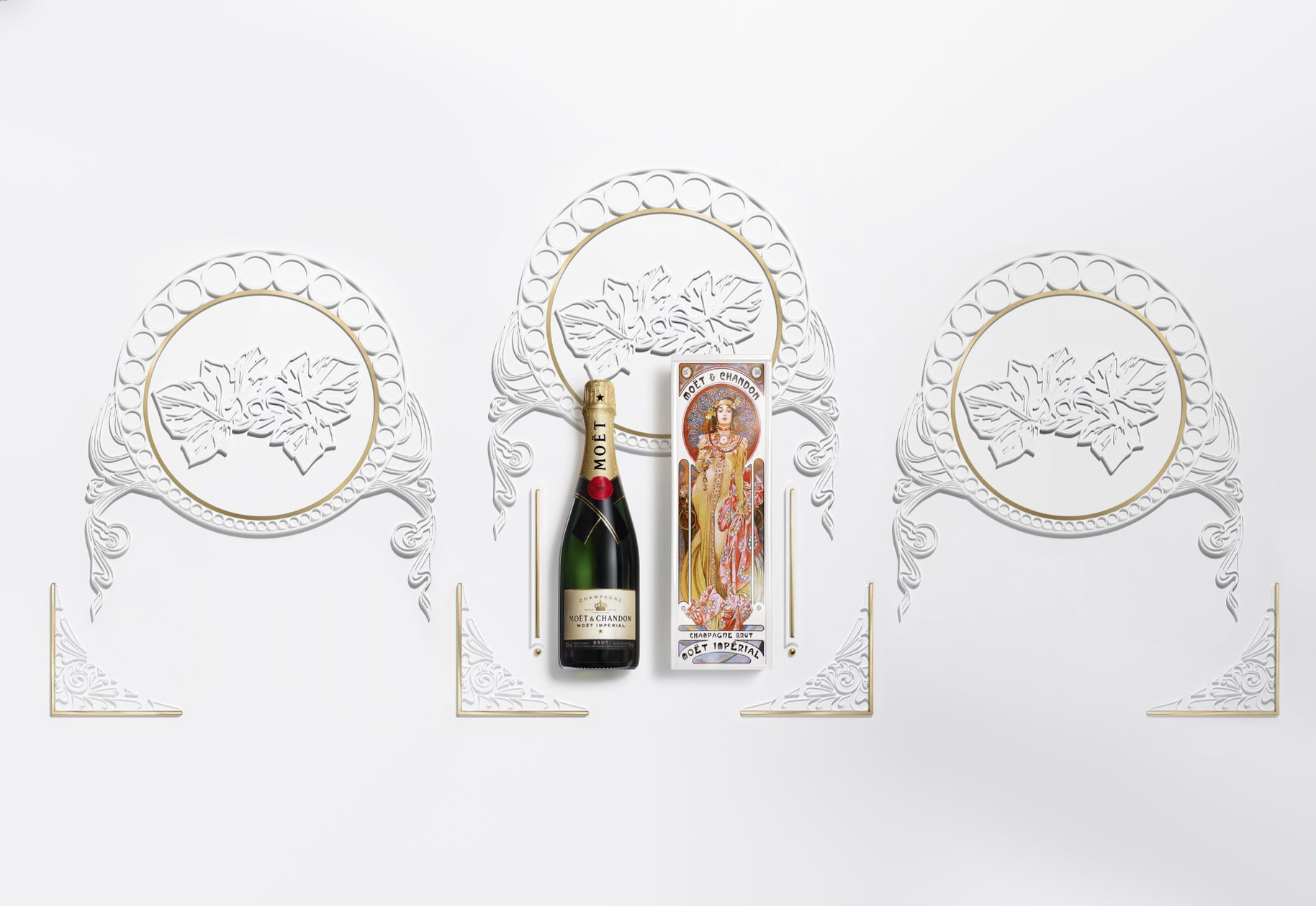 モエ・エ・シャンドン 創業280周年記念 アルフォンス・ミュシャ ギフト