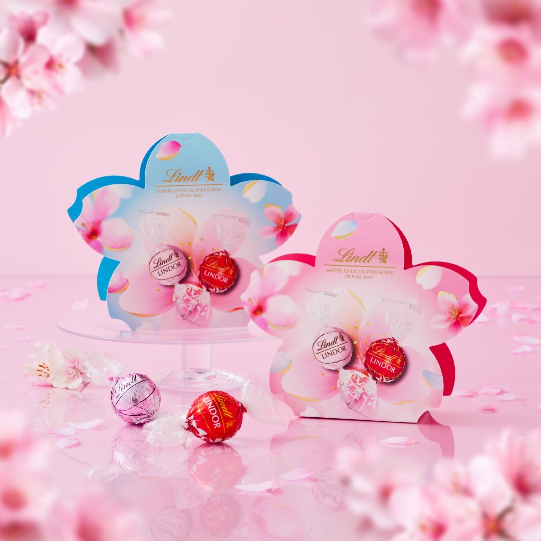 桜ひらり、心ほどける春のご褒美”『リンツ スプリングコレクション