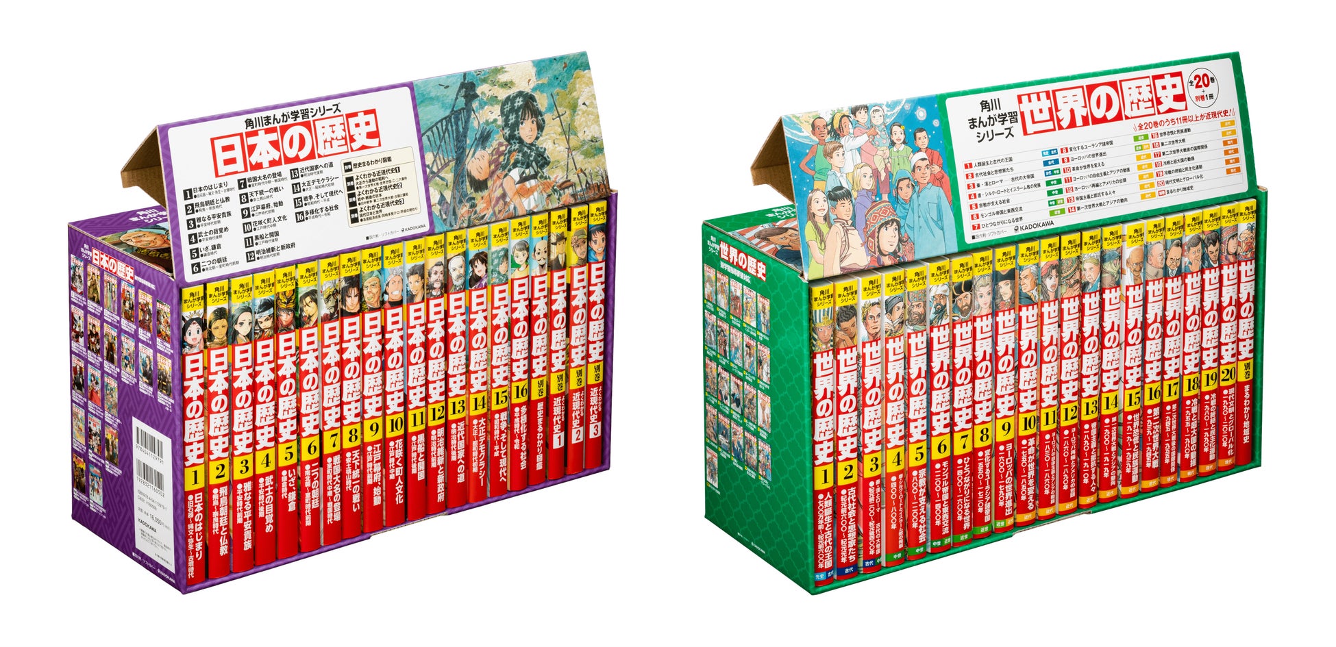 角川まんが学習シリーズ『日本の歴史』、ジャンル別売上で8年連続1位