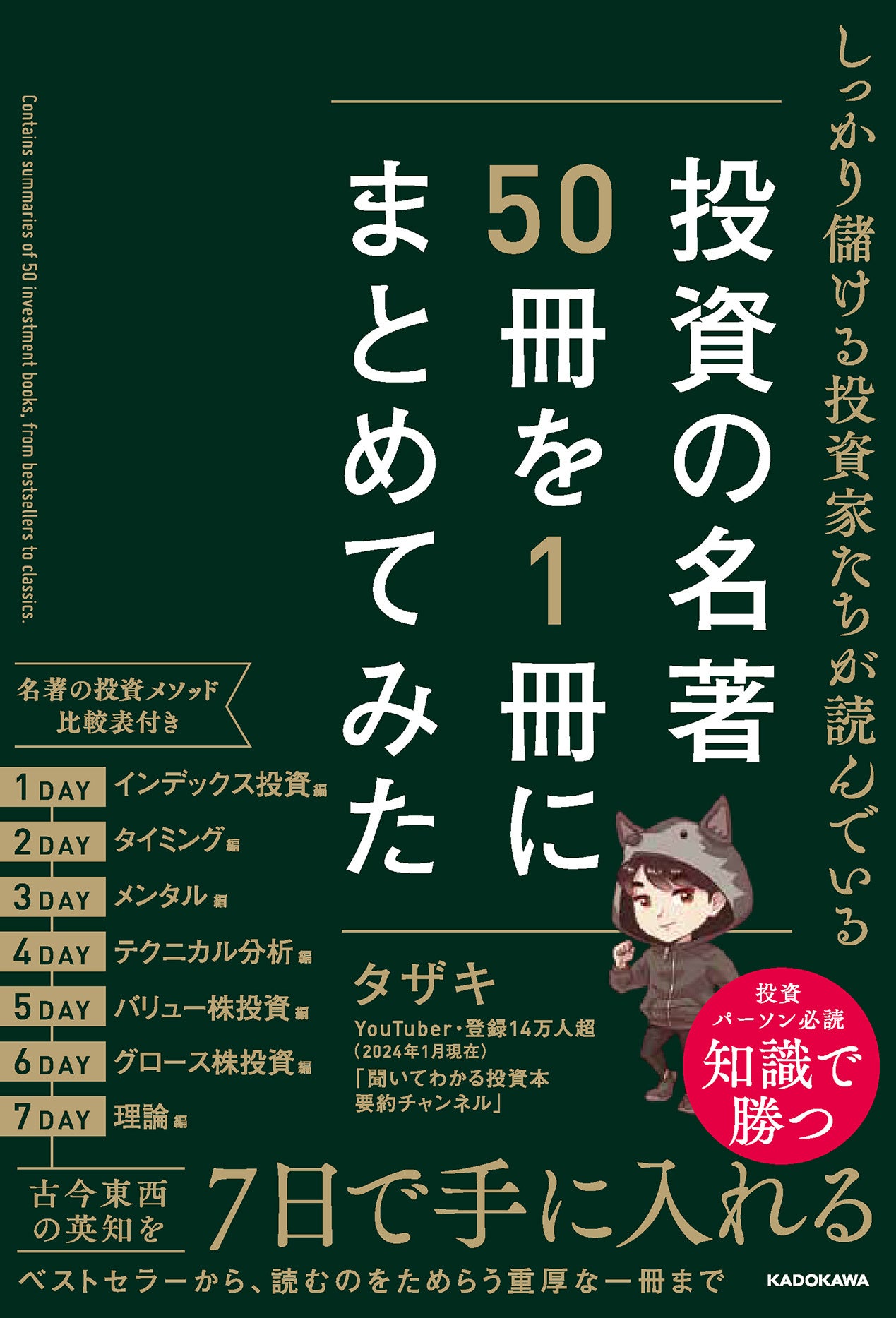 重版出来】投資の知識が素早く身に付くと大反響「投資の名著50冊を1冊