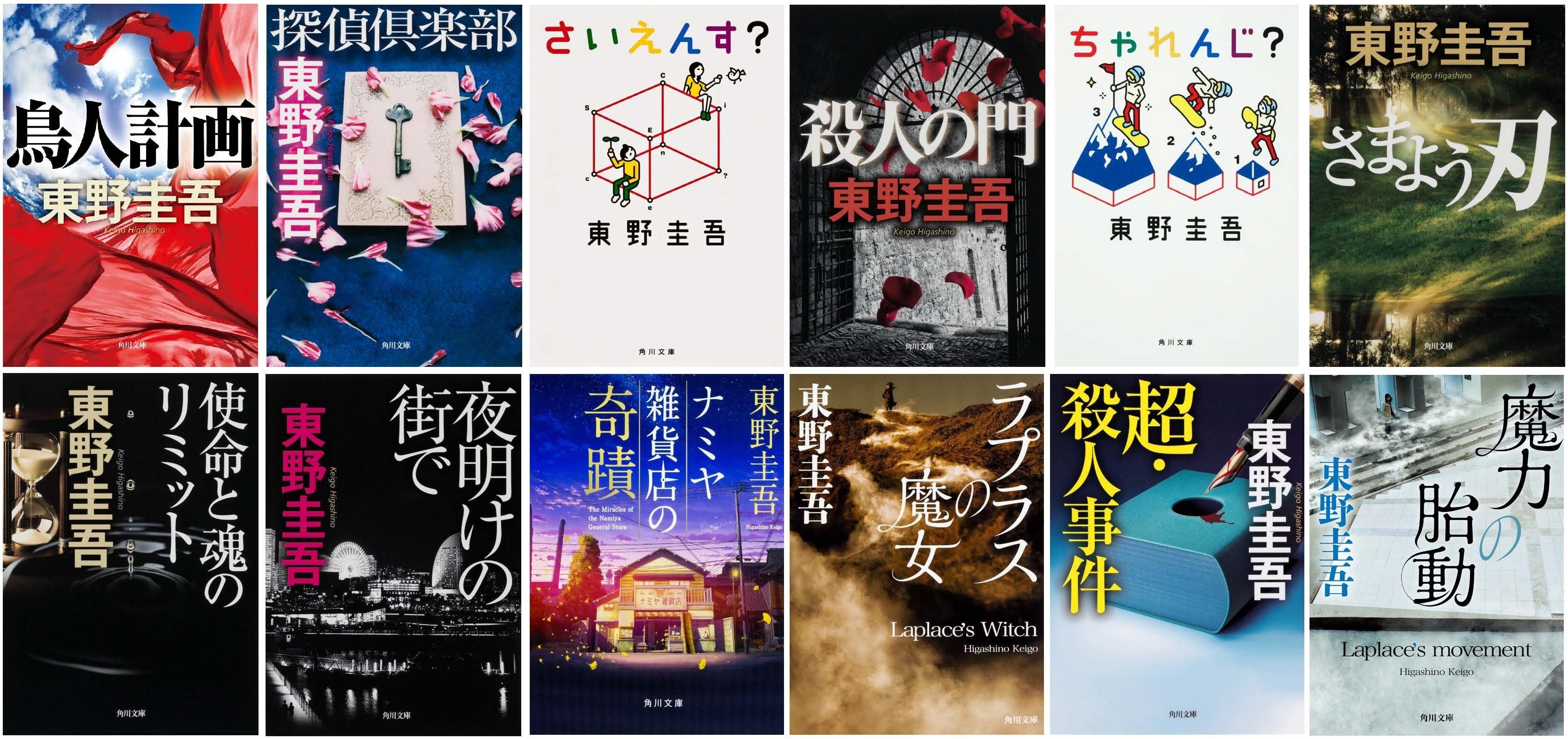 東野圭吾氏フェア「本嫌いでもこの作家は読んでいる。だから角川文庫