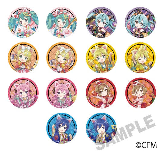 初音ミク×招き猫』の最新グッズで、 初音ミク・鏡音リン・鏡音レン・巡