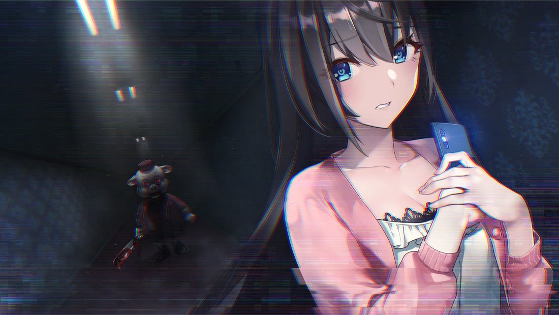 美少女たちが廃墟を探索するサバイバルホラーゲーム『廃深』より