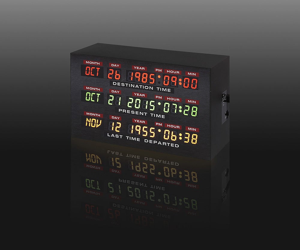 お部屋を『バック・トゥ・ザ・フューチャー』で彩る、タイムサーキット