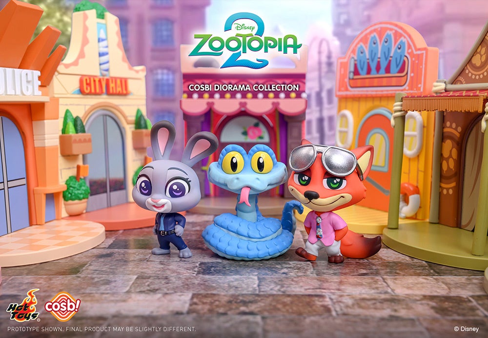 ズートピア2』のキャラクターが可愛いデフォルメフィギュアに