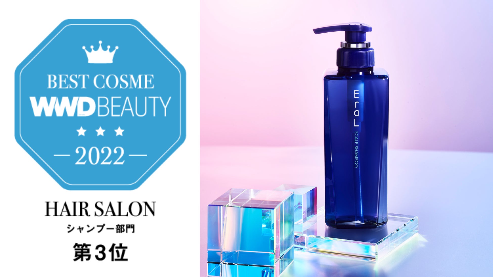 WWD BEAUTY 2022 ヘアサロン版ベストコスメ＞イーラル人気の2商品