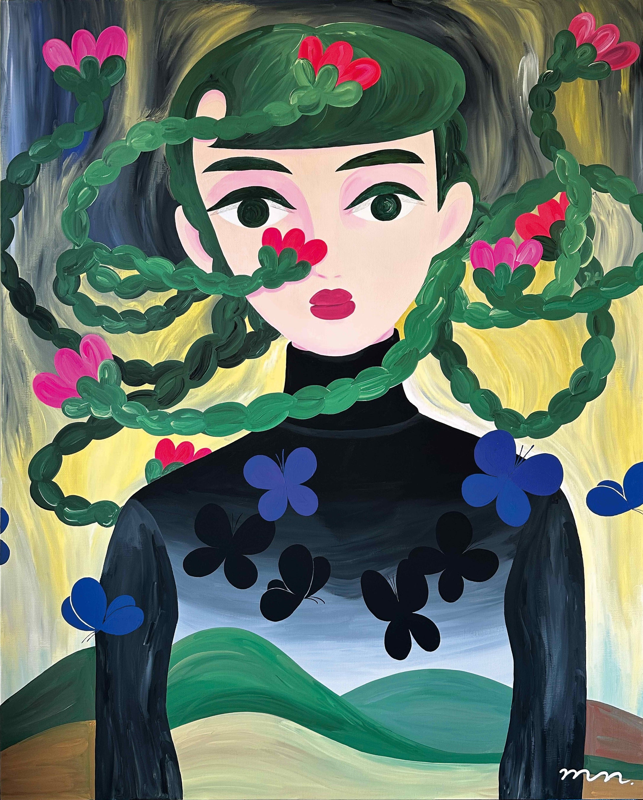 Tokyo International Gallery、画家・中村桃子による新作個展 「rose