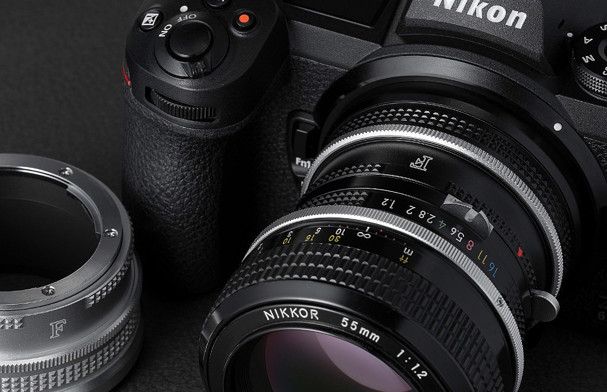 SHOTEN、レトロなデザインの「ニコンFレンズ → Zマウント変換