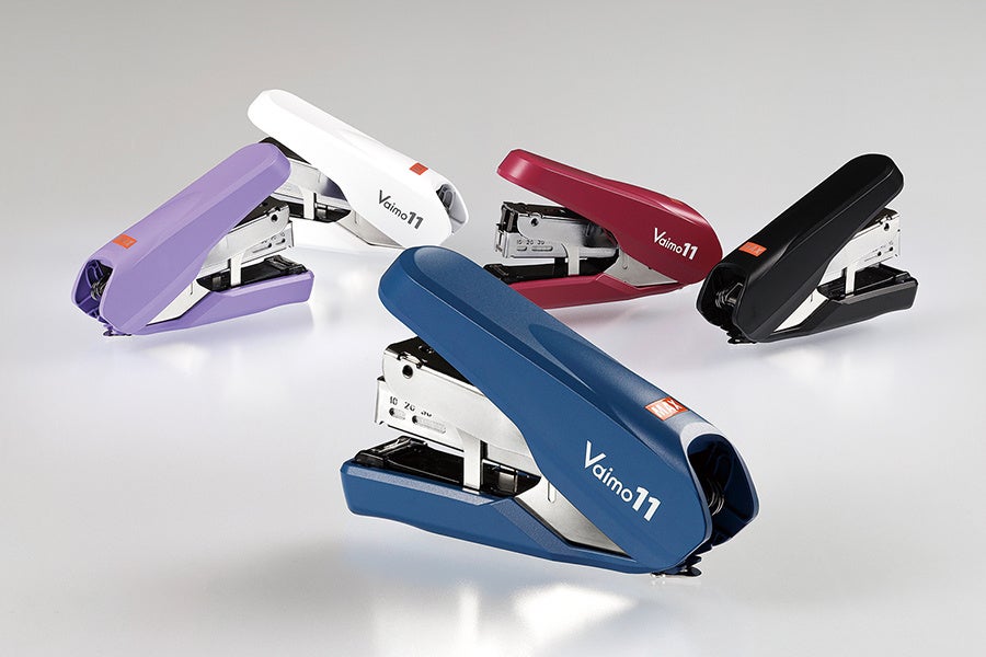 先曲げフラットクリンチ機構」によりとじ衝撃・動作音を大幅減