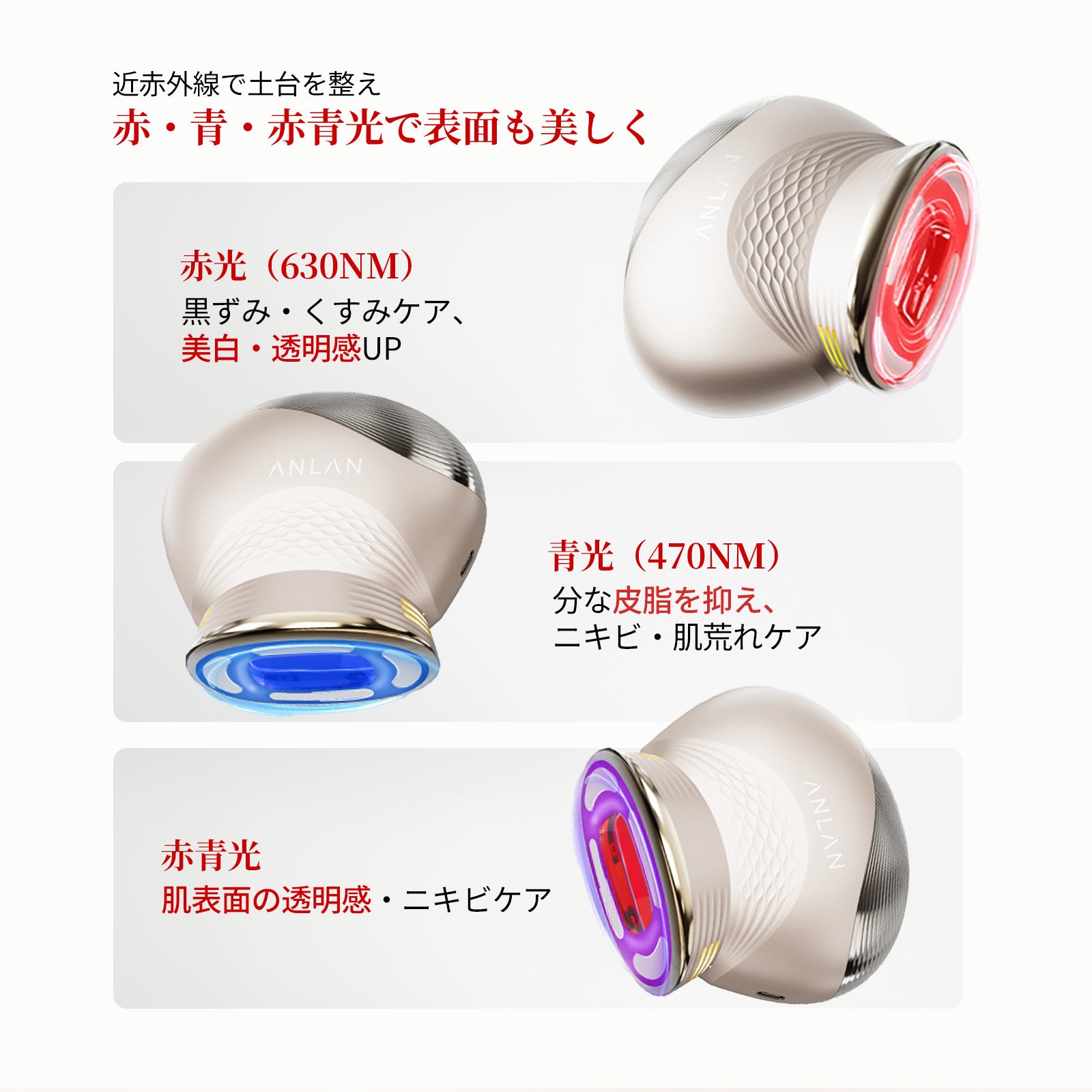 肌周期28日間に合わせて本格アプローチ！弾力感をサポートする近赤外線