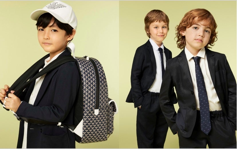 エンポリオ アルマーニ】卒園式や入学式のセレモニーにふさわしい