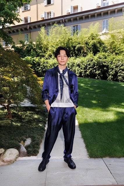 ミラノで開催されたジョルジオ アルマーニの2024年春夏メンズ