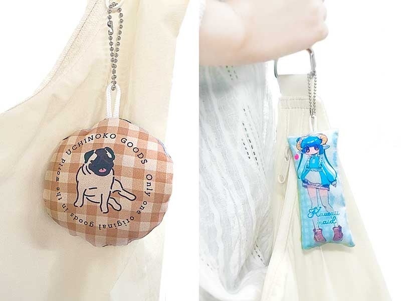 クッションキーホルダーを1個からオリジナルで作成できるサービス開始