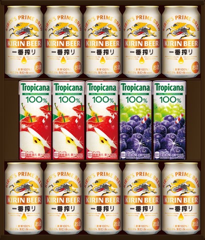 キリン一番搾り生ビール」と「キリンビール 晴れ風」を中心に17種類の