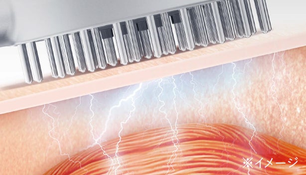 頭筋にアプローチして美顔リフトケア。ブラシ型美顔器「NIPLUX EMS