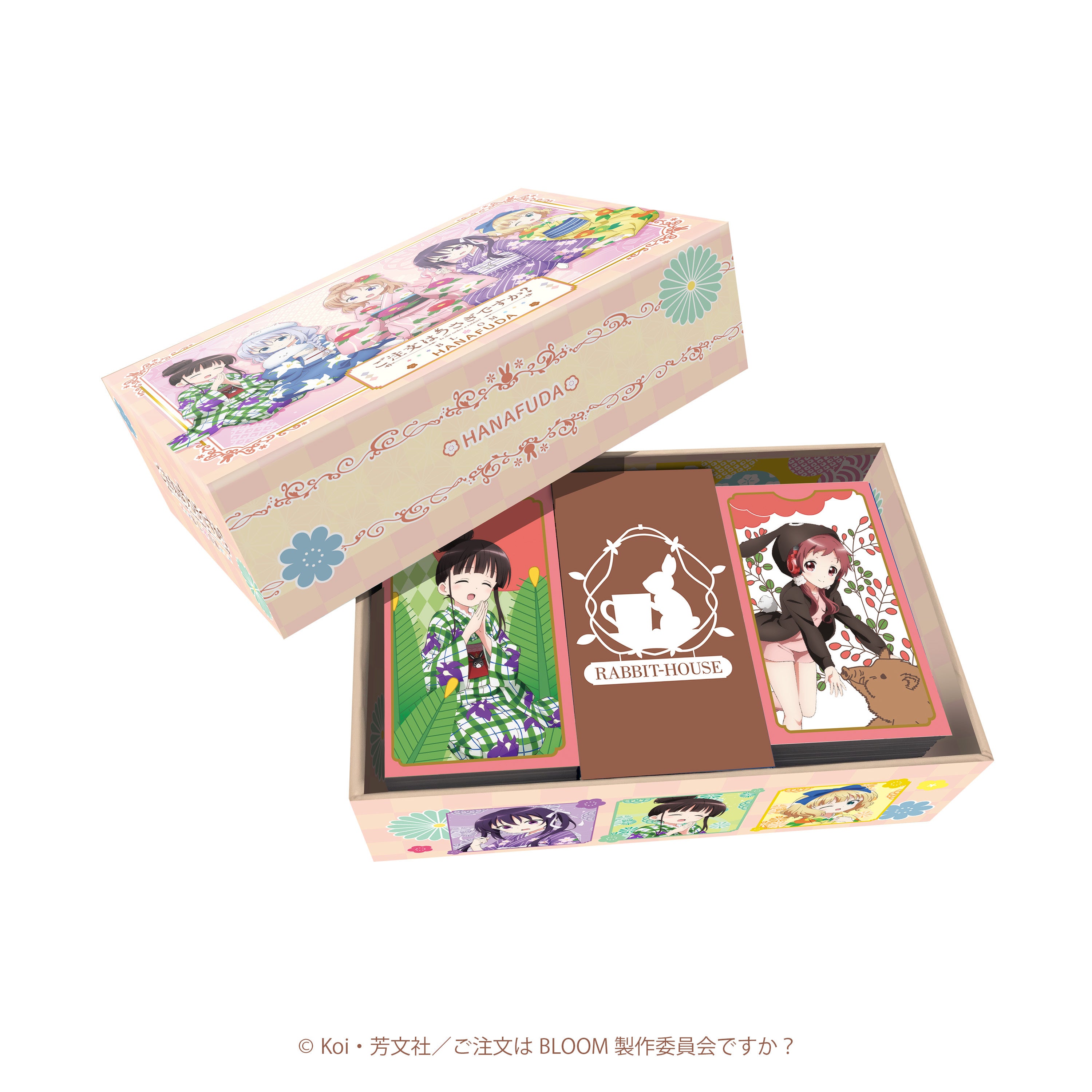 TVアニメ「ご注文はうさぎですか？BLOOM」の10周年を記念した特製花札