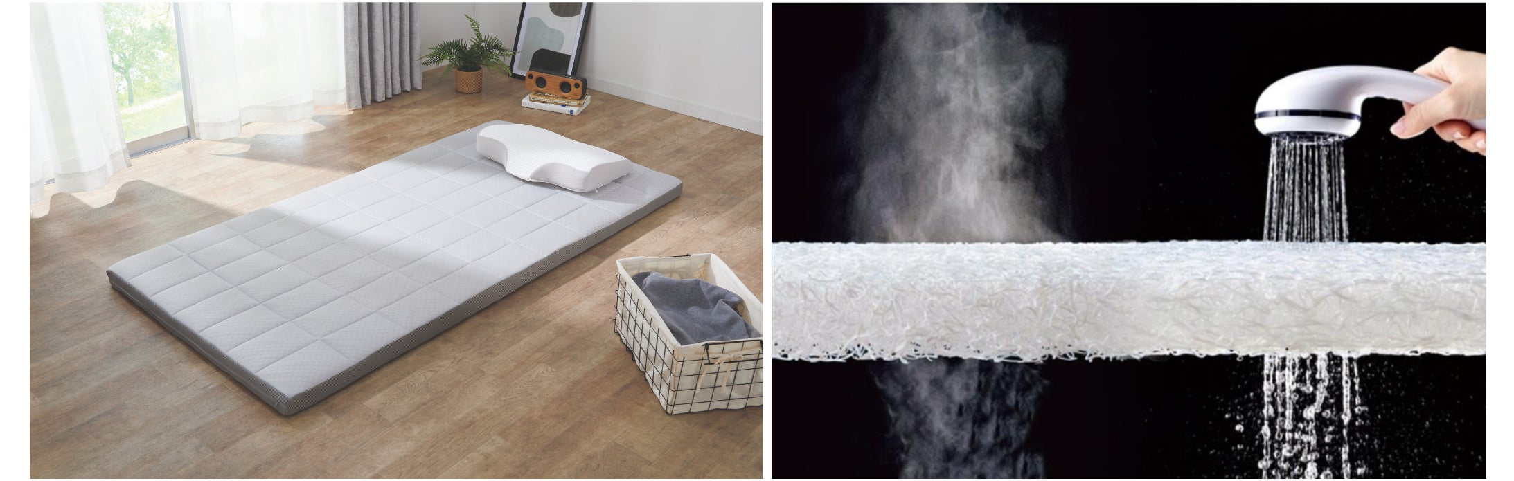 シリーズ累計販売数25万個以上！体をしっかり支えて、ムレにくい寝具