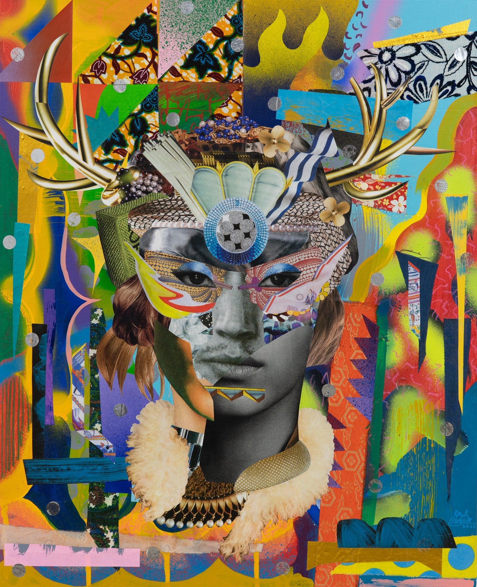 MALAMAI タイ人現代アート作家 2024年直筆原画 MALAMAI タイ人現代