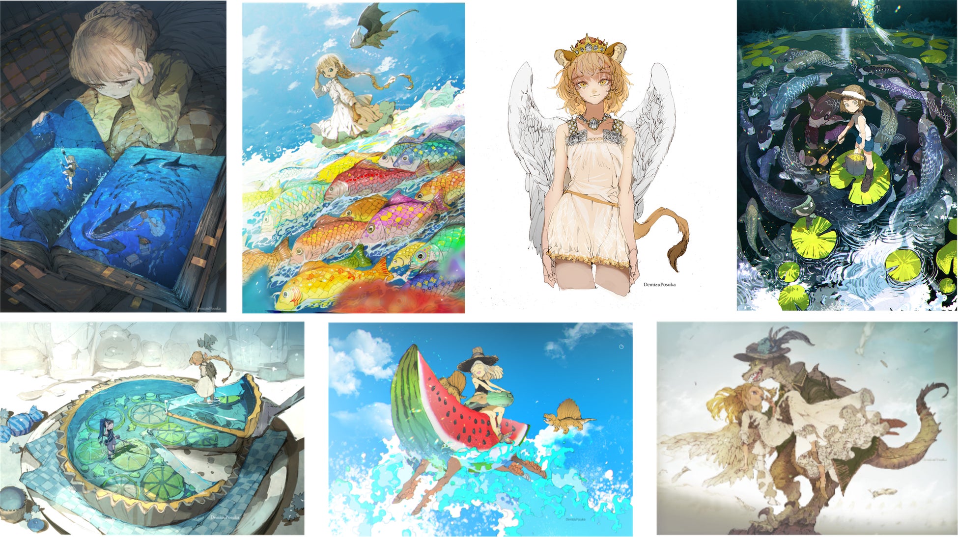 人気イラストレーター出水ぽすか氏リアル個展を銀座蔦屋書店にて8月20