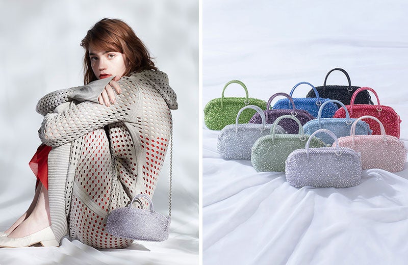 ANTEPRIMA/WIREBAG＞アーモンド菓子「コンフェッティ」から着想を得た