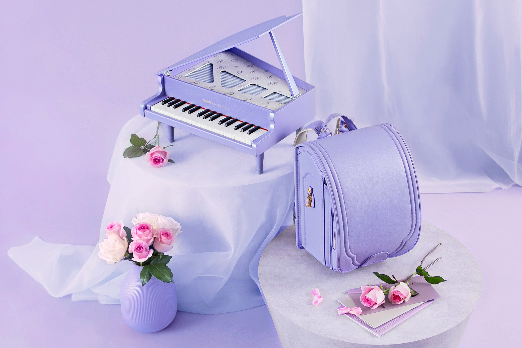 土屋鞄のランドセルブランド「grirose」河合楽器製作所とコラボ第2弾