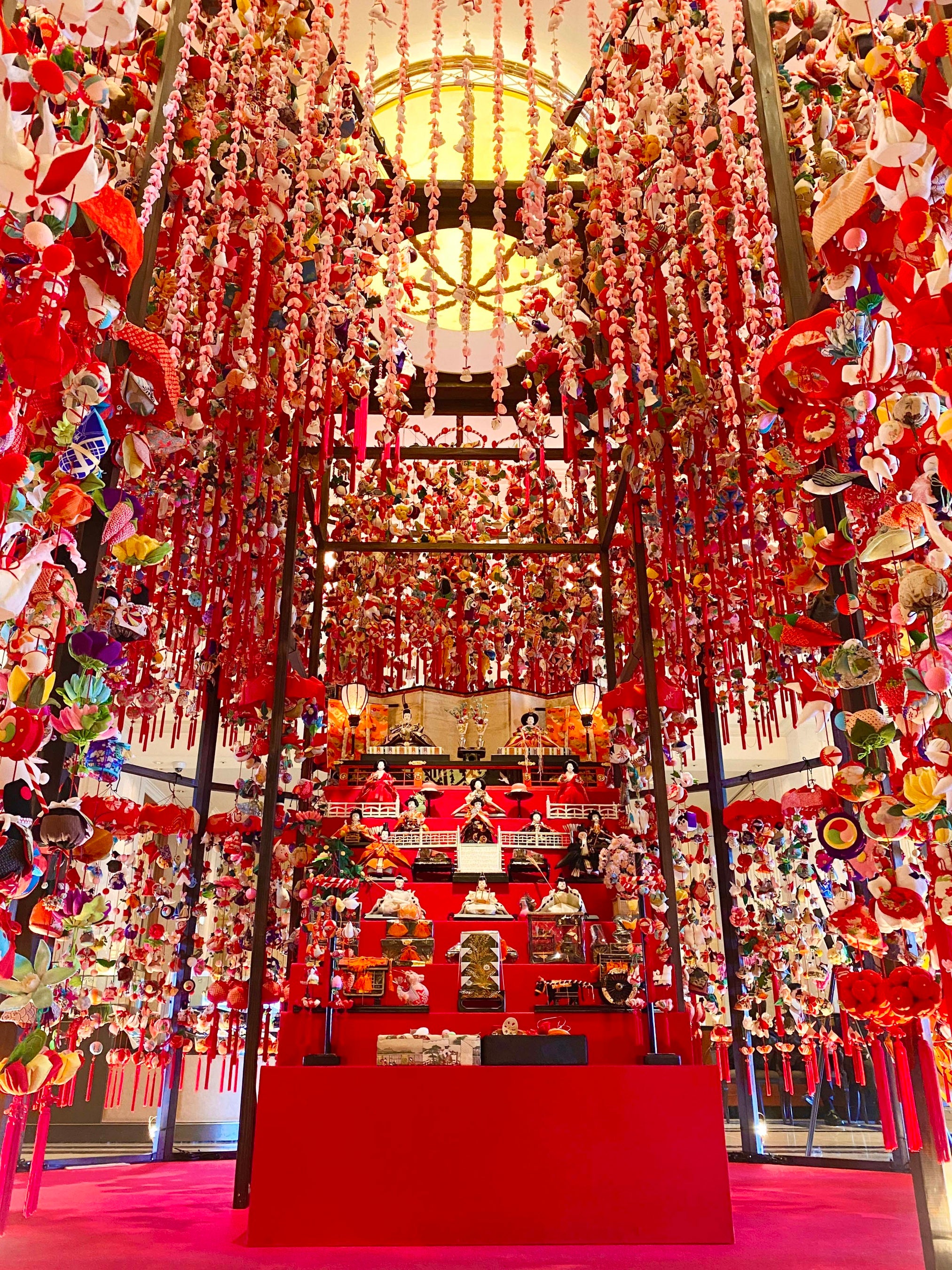 約1万個がゆれる！名古屋マリオットのつるし雛 | 株式会社ジェイアール