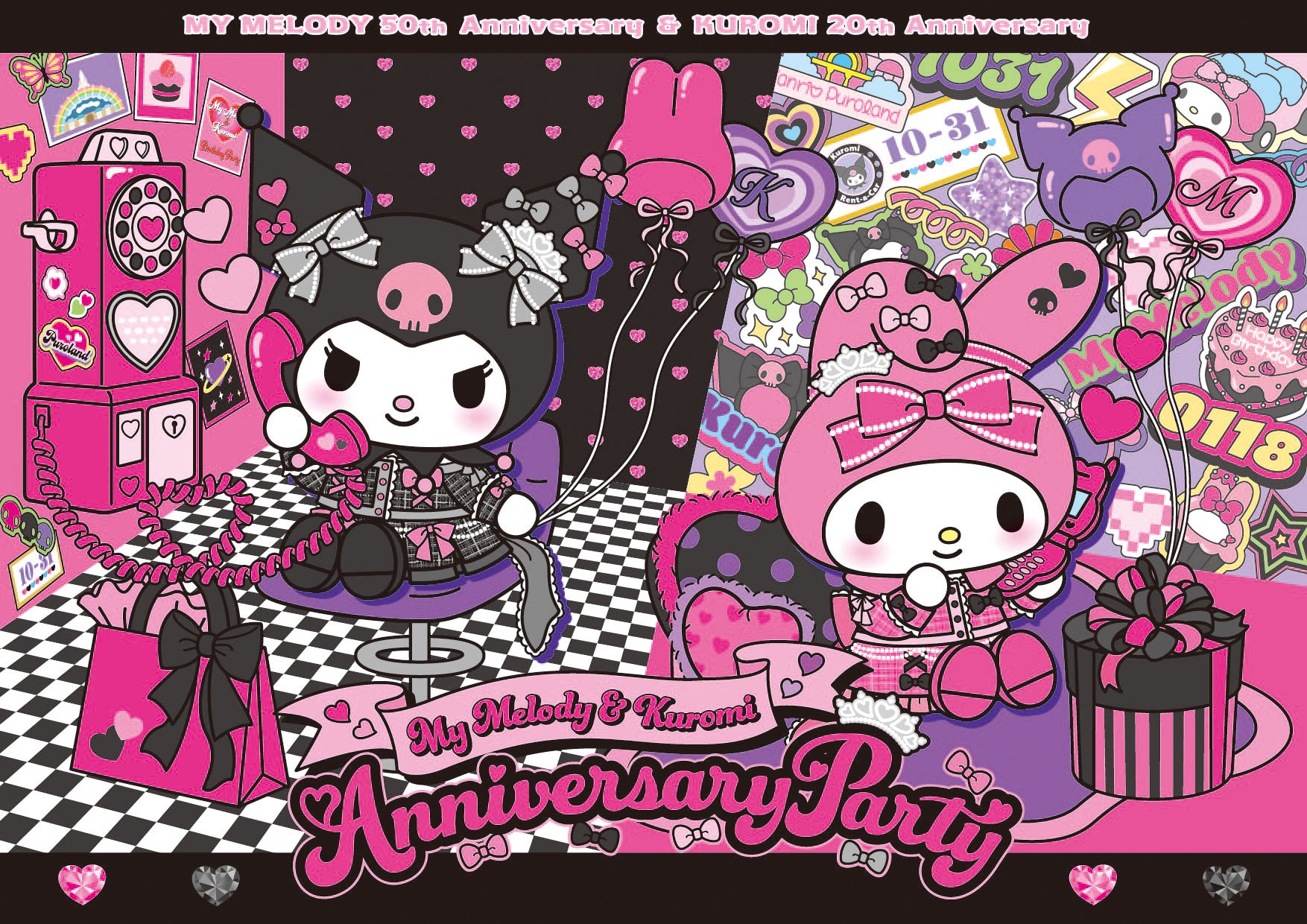 My Melody & Kuromi Anniversary Party」第2弾2025年6月6日（金）より