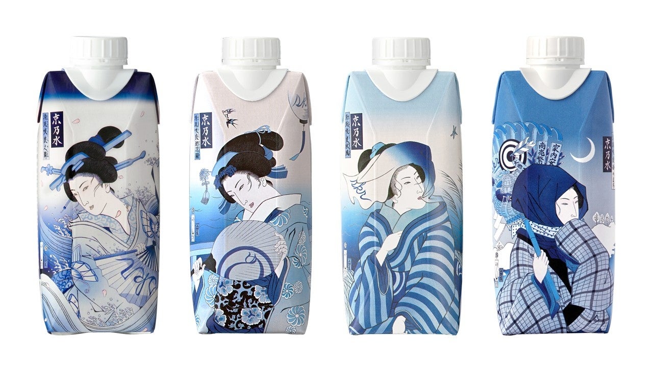 シリーズ最終版】紙容器ミネラルウォーター 京乃水 第四弾『清流咲良酉