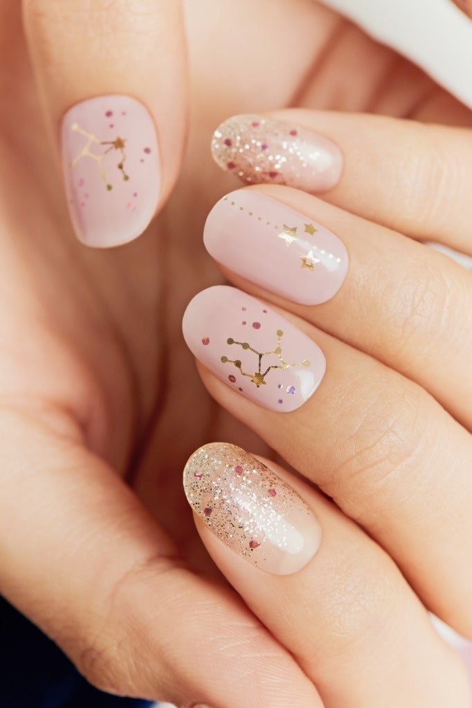 星座ネイル #ラッキーネイル #ホロスコープ ネイル 来年の運勢を