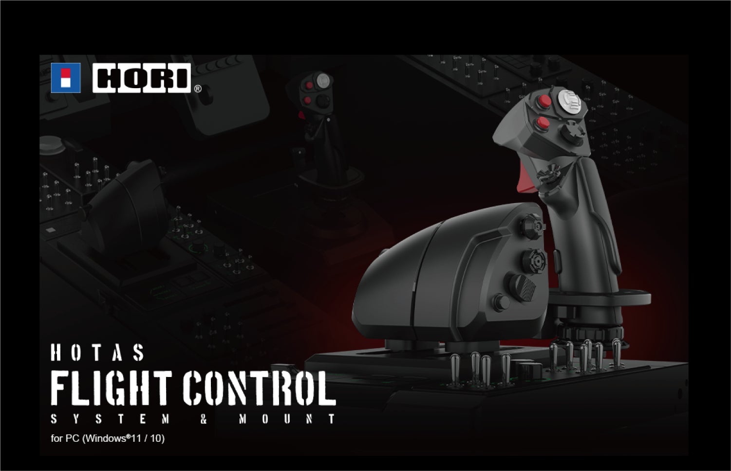 Amazon限定】「HORI HOTAS Flight Control System & Mount for PC
