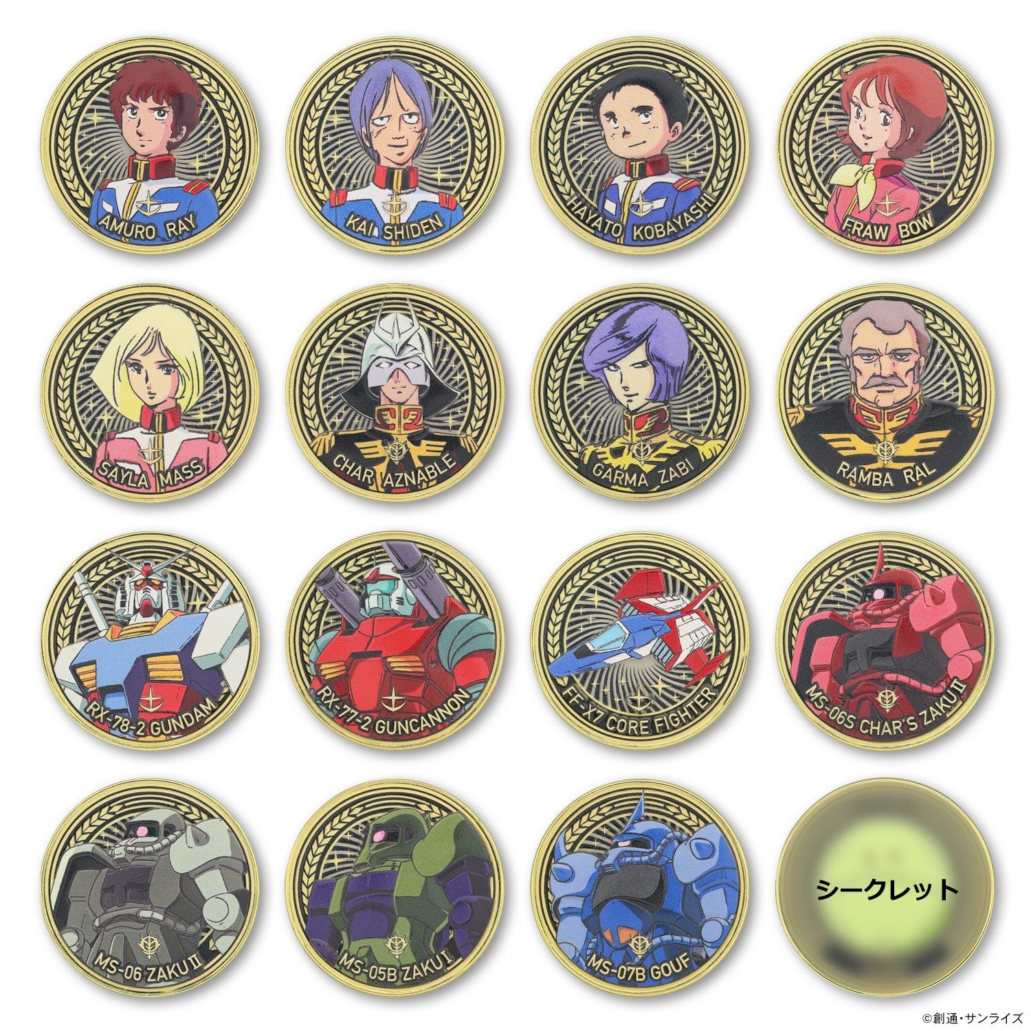 TVアニメ『機動戦士ガンダム』に登場するキャラクターやモビルスーツを